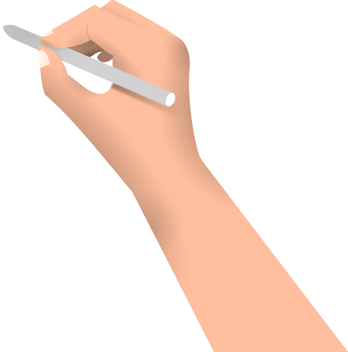 holding stylus pen